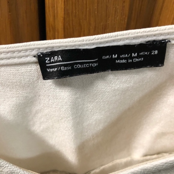 Zara White Crop Top - Picture 2 of 5